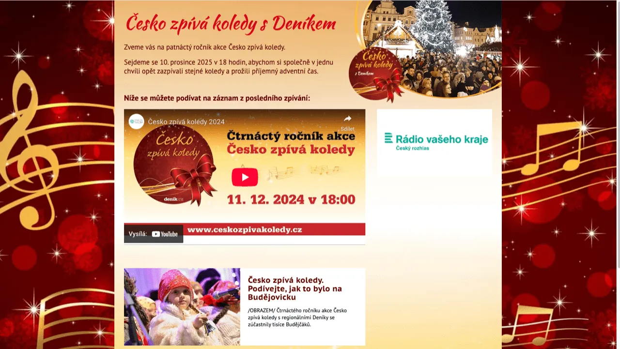 Česko zpívá koledy